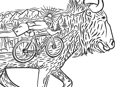 Beast Mode beast mode bicycle cyclist monoweight randonneur sunrise superman wildebeest