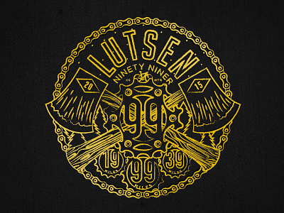 Lutsen 99er apparel graphic