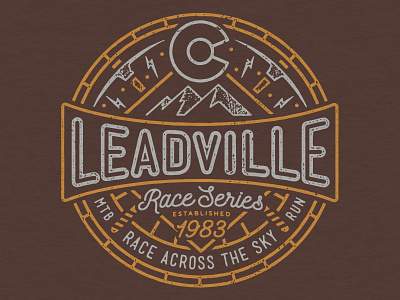 Leadville Race Series / Axes bike colorado cycling distress graphic leadville life time mountain race t shirt
