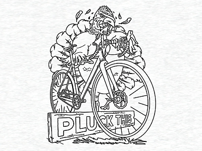 Pluck This barrier cx cyclocross illustration monoweight pluck this turkey twin six