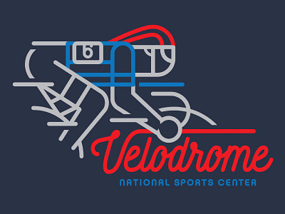 NSC Velodrome T bike cycling illustration monoweight track cycling twin six velodrome