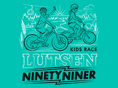 Lutsen Ninety Niner Kids Race T 2018 bike cycling kids lutsen minnesota ninety niner north shore race