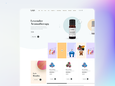 Lylah | Beauty Products Web Design