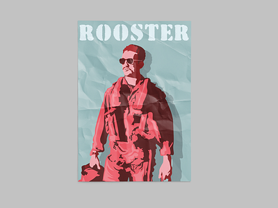 Rooster Pop Art Poster