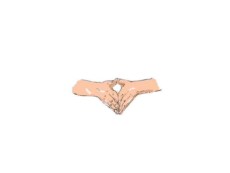 Hands animation hands illustration pop sketch
