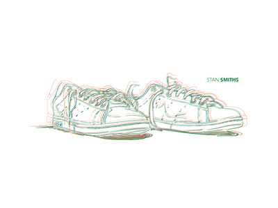 Adidas Stan Smiths adidas illustration line shoes sneakers stansmith