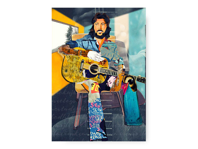 Eric Clapton clapton classics collage cover eric guitar illustration media mix music