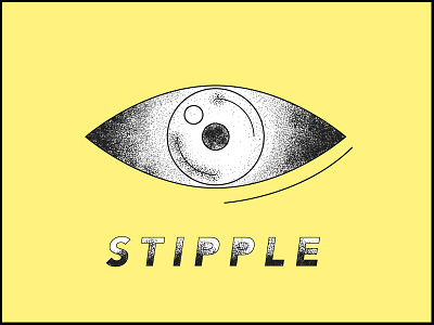 Stipple Eye digital experiment illustration stipple technique