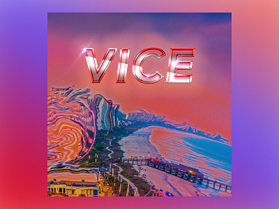 Vice album art arts design gradients graphic neon retro visual