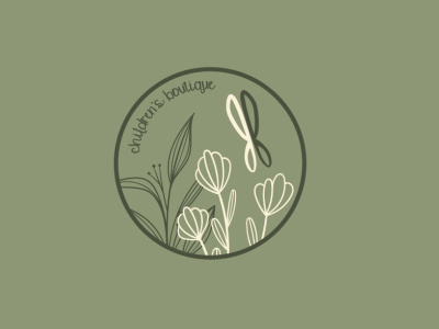 Forest + Flora boutique branding design fictionalcompany graphic design logo