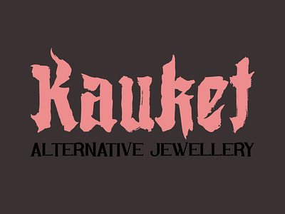Kauket - Alternative Jewellery branding design fictionalcompany graphic design jewelry logo