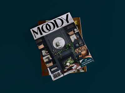 Moody Magazine - Cottagecore aesthetic branding cottagecore dark design graphic design logo magazine moody moodymagazine