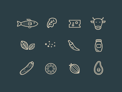 Food Icon eat eating food icons line minimal