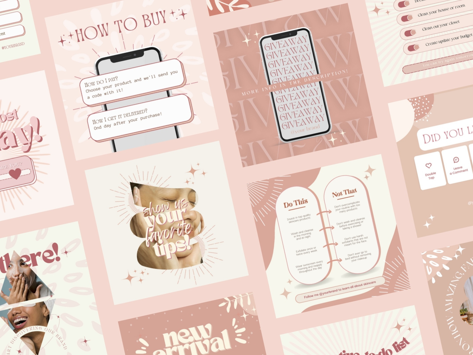 Customizable canva templates by Val's Designs on Dribbble
