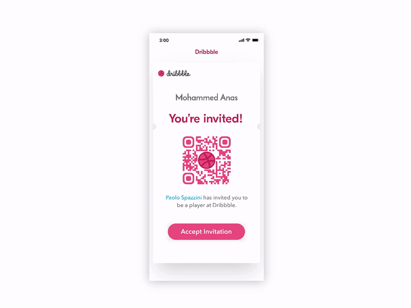 Hello Dribbble animation debut design transition ui uiux ux