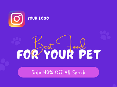 Instagram Story best food for your pet branding design flyer graphic design illustration logo social media post sports flyer ui volleyball flyer