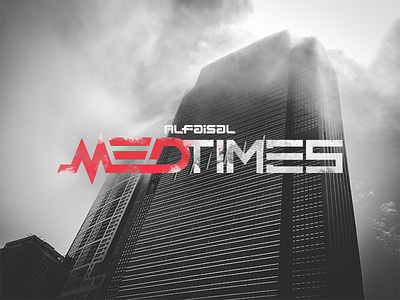 MED times branding grunge magazine medicine paint times
