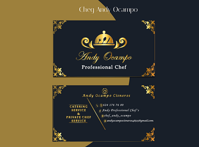 Chef Andy | Business card animation branding design graphic design illustration logo motion graphics ui ux vector
