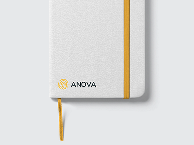 Stationary - Anova boldmonkey brand brand book brand identity branding facebook cover folder georgia guideline logo notebook print