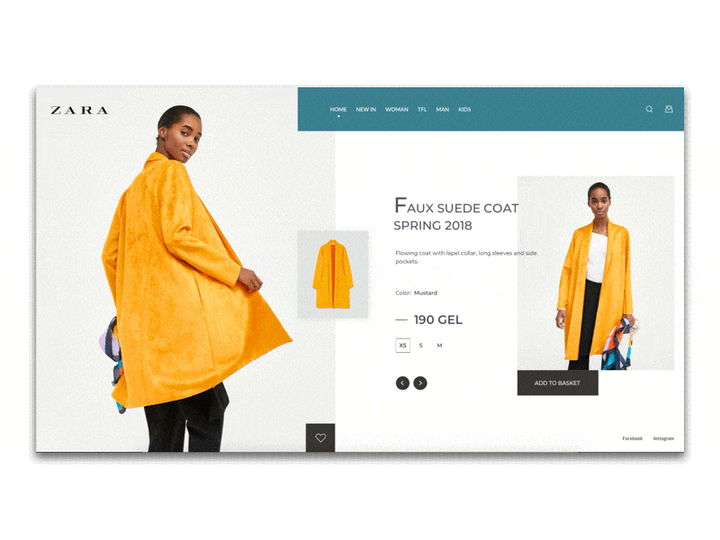 Colour Mix color colours design ecommerce fashion shop ui ux web zara