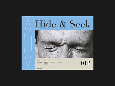 Hide & Seek graphic design poster poster art tate ticket ui uidesign webdesign