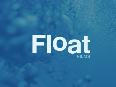 Float logo float helvetica logo mark sea water