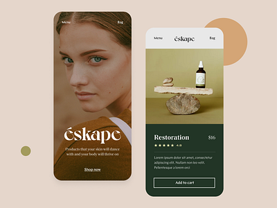 Skin care aesop app brand branding care design girl health logo model moisture saol skin skin care skincare travel treatment ui ux voyage