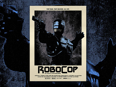 Robocop | Retro Poster 1980s 80s movie poster poster poster design retro robocop