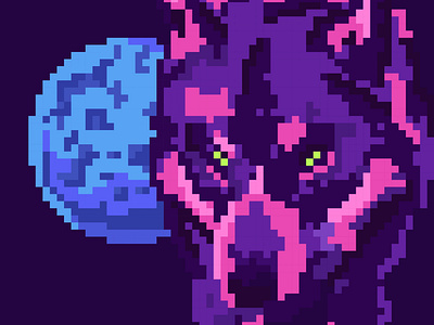 Pixel Wolf