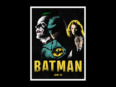 Batman (1989 Poster) by Creative. Neat. on Dribbble