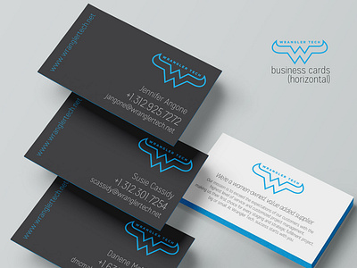 Wrangler Tech Biz Card and Logo Design