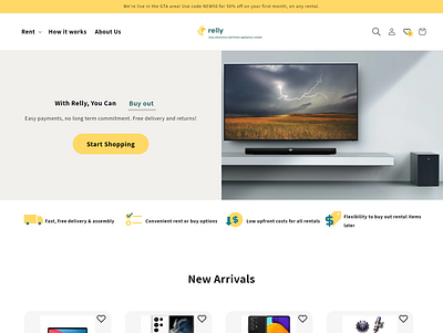 Design for Electronics Store shopify electronics store shopify shopify store web design