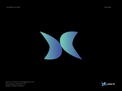 Letter-X logo Design concept