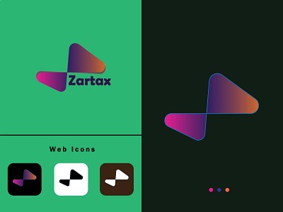 Z Letter (Company Logo) Logo+icon mark