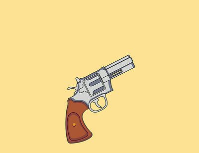 Magnum branding design graphic design gun illustration ui ux vector