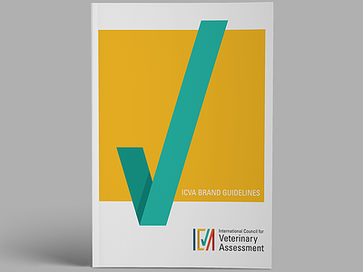 ICVA Brand Guidelines booklet brand guidelines logo print veterinary