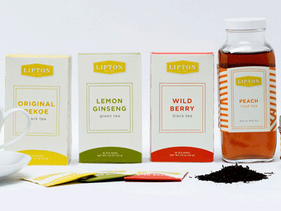 Packaging Concept for Lipton beverage food packaging lipton packaging pattern tea