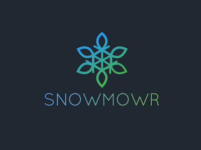 Icon & Logo for Snowmowr blizzard design graphics icon logo snow