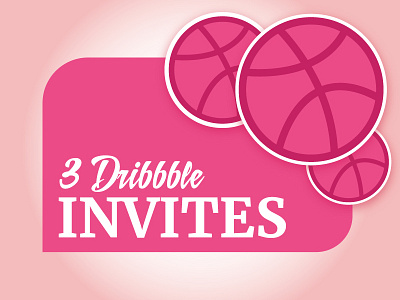 Dribbble 3x Invites Giveaway draft dribbble free invites newbie