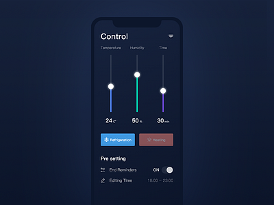 Control app control graphic illustrations information iphone kitcontrol ui user ux