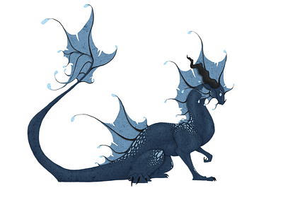 Narus the Sea Dragon character character design dragon fantasy illustration sea