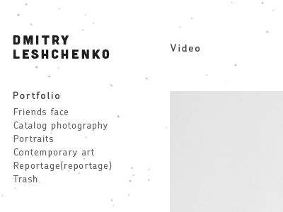 Photographer website