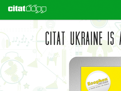 Citat Site agency illustration logo menu site