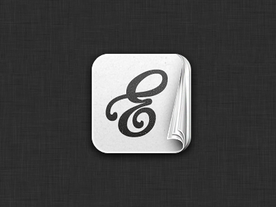 App Icon font icon ios iphone paper