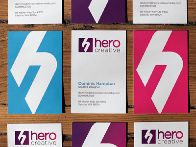 Hero Creative Business Cards