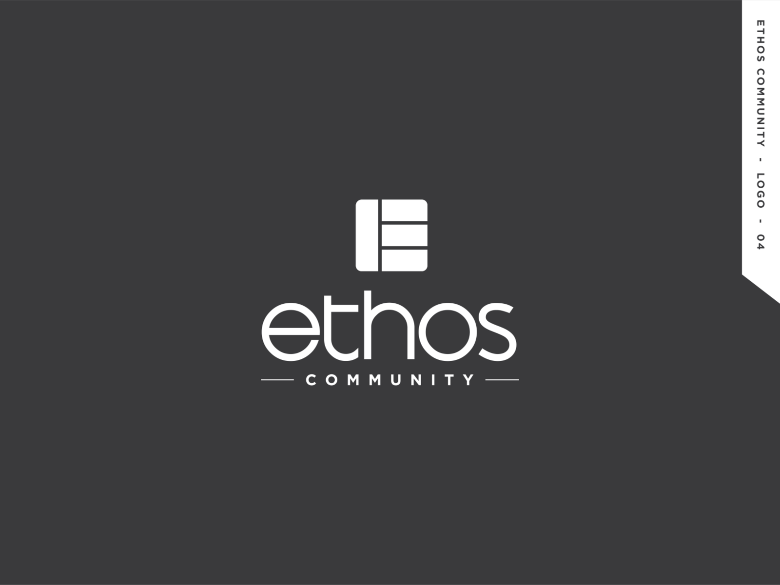 Ethos Community logo by Dominic Hampton for Hero Creative on Dribbble