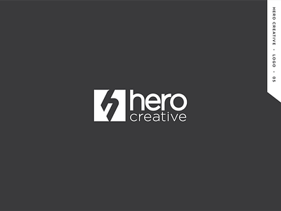 Hero Creative logo branding creative graphic design hero logo logo design