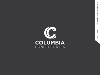 Columbia Concentrates logo branding branding and identity cannabis design graphic design logo logo design