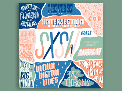 #SXSW 2019 Retrospective editorial design handlettering latinx logo type magazine design podcast podcasting sxsw sxsw 2019 talk the thrones typogaphy