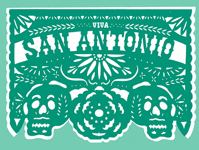 VIVA SAN ANTONIO design editorial illustration handlettering illustration san anotnio sticker sticker design typography weekly challenge